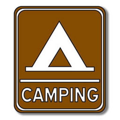 Stamping Station - Camping Sign